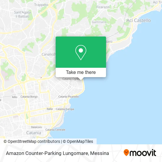 Amazon Counter-Parking Lungomare map
