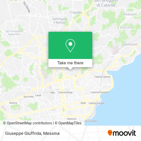 Giuseppe Giuffrida map