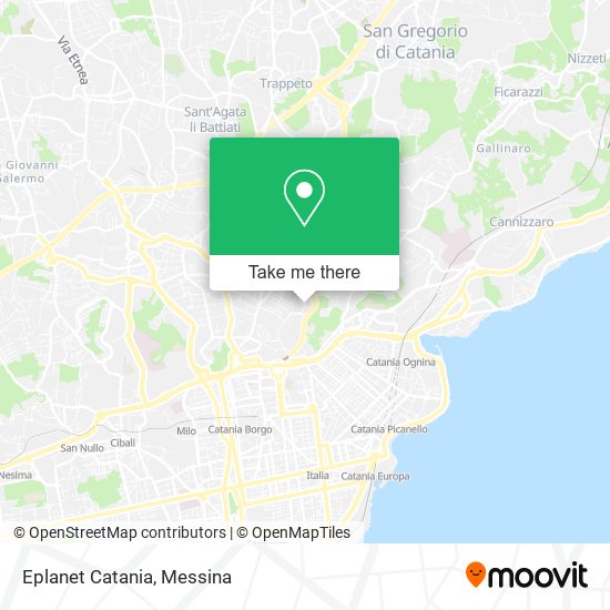 Eplanet Catania map