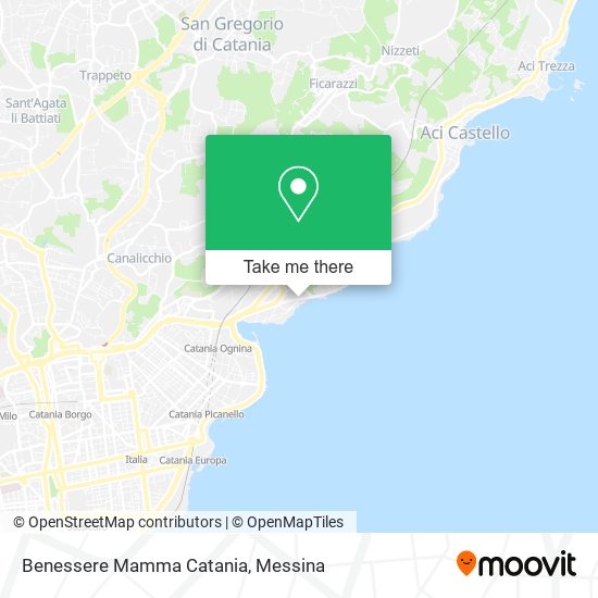 Benessere Mamma Catania map