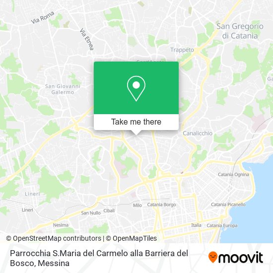 Parrocchia S.Maria del Carmelo alla Barriera del Bosco map
