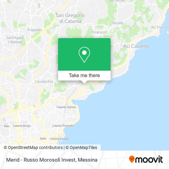 Merid - Russo Morosoli Invest map