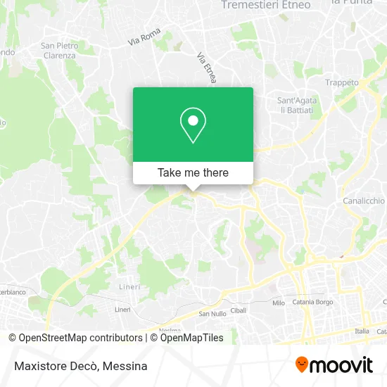 Maxistore Decò map