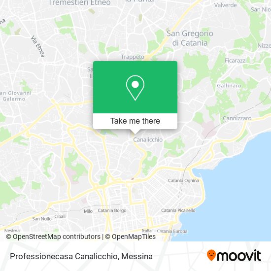 Professionecasa Canalicchio map