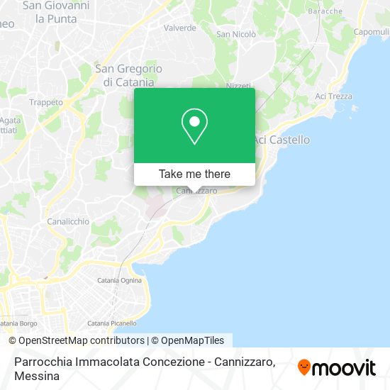 Parrocchia Immacolata Concezione - Cannizzaro map