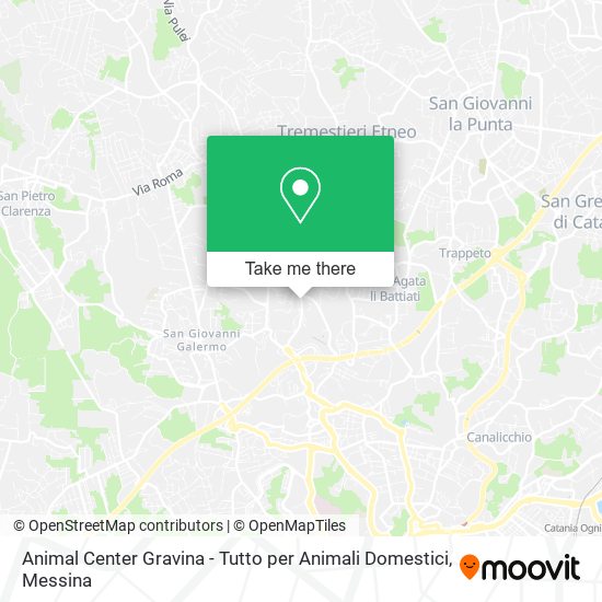 Animal Center Gravina - Tutto per Animali Domestici map
