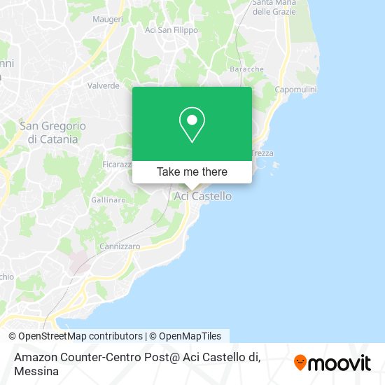 Amazon Counter-Centro Post@ Aci Castello di map