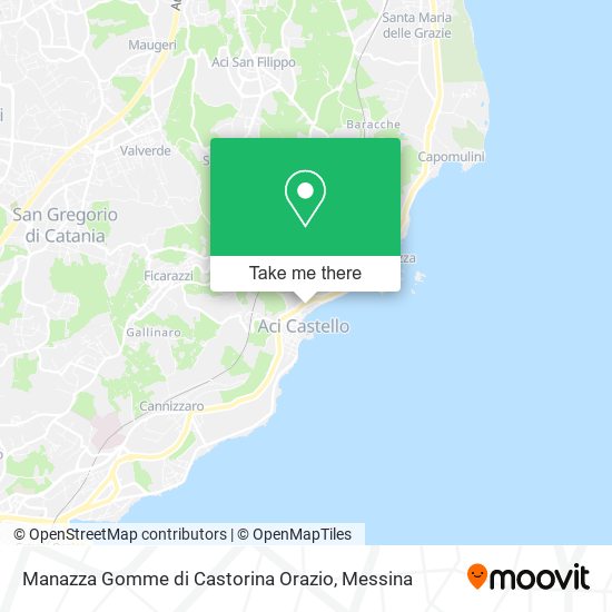 Manazza Gomme di Castorina Orazio map