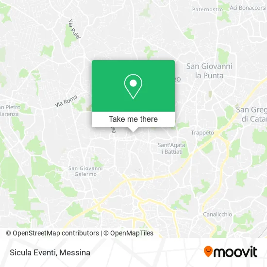 Sicula Events map