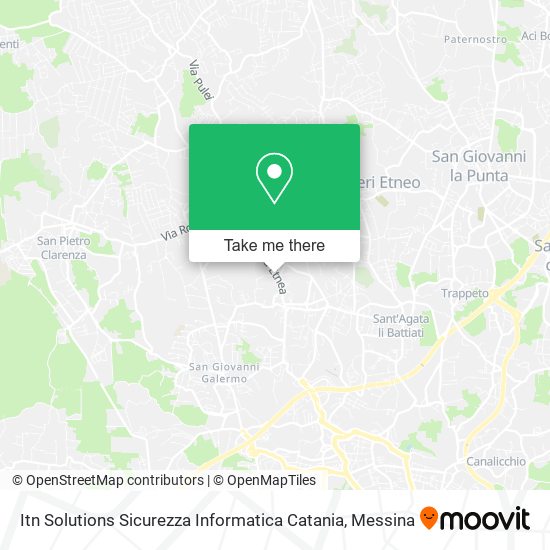 Itn Solutions Sicurezza Informatica Catania map