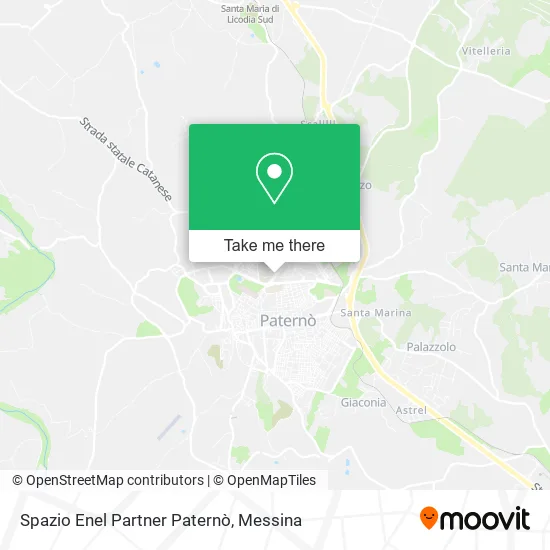 Spazio Enel Partner Paternò map