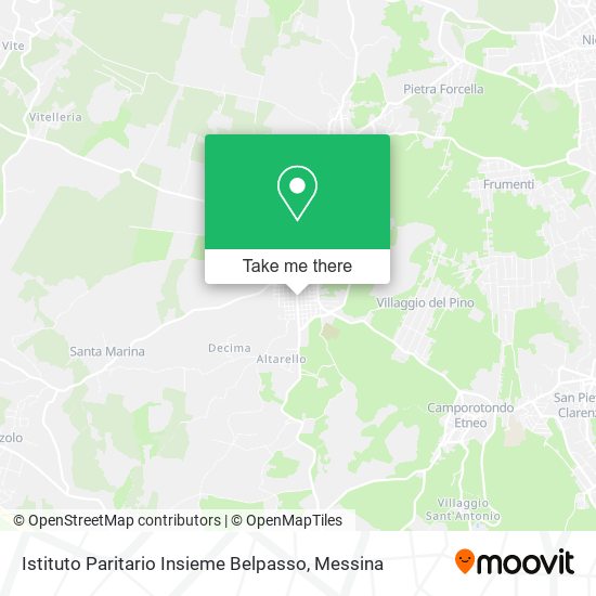 Istituto Paritario Insieme Belpasso map