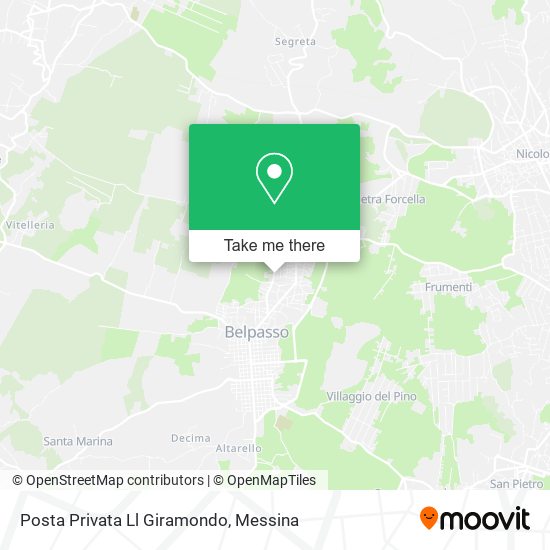 Posta Privata Ll Giramondo map