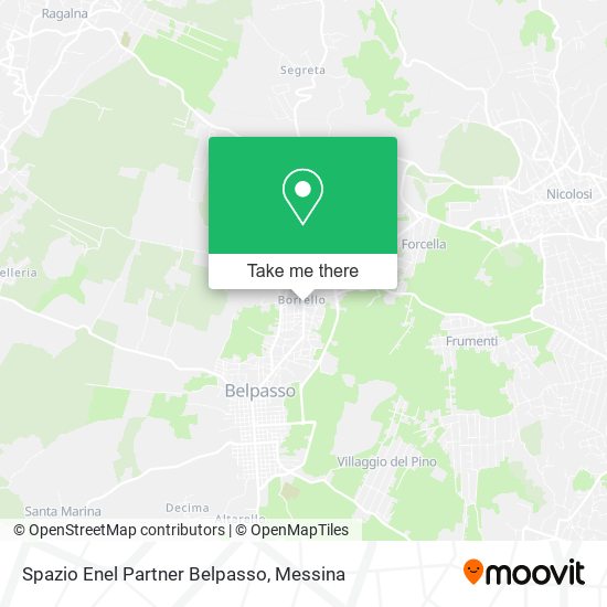 Spazio Enel Partner Belpasso map