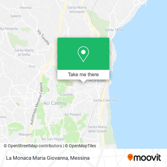 La Monaca Maria Giovanna map