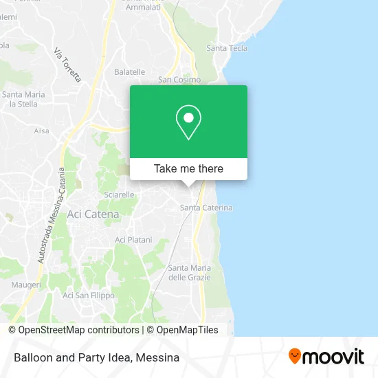 Balloon and Party Idea map