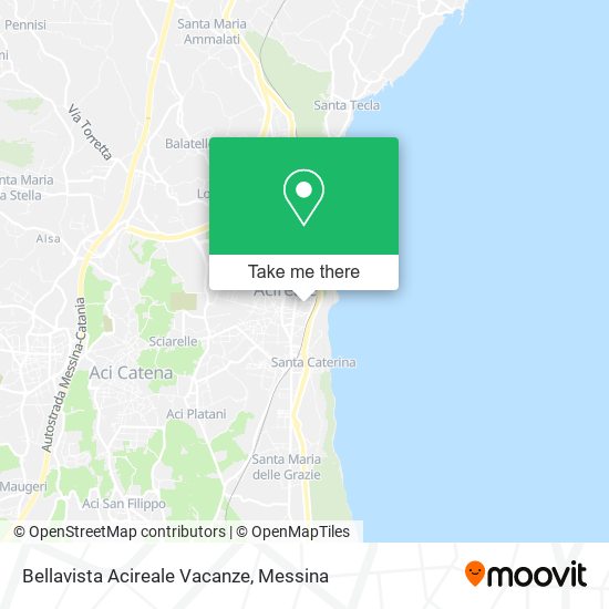 Bellavista Acireale Vacanze map