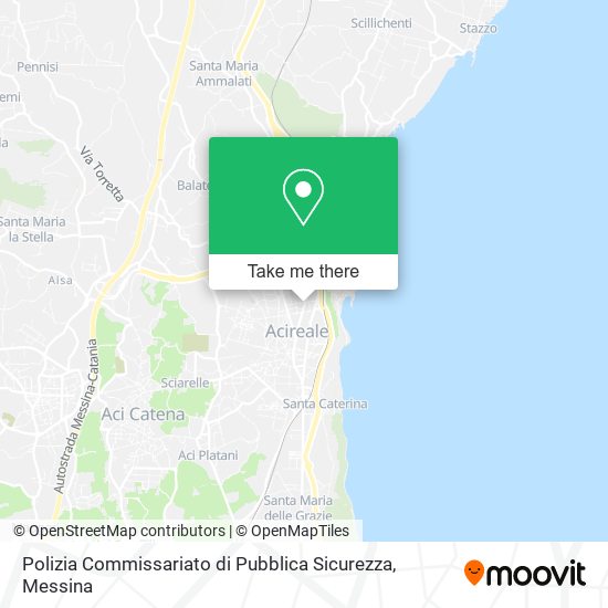Polizia Commissariato di Pubblica Sicurezza map