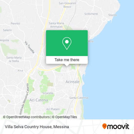 Villa Selva Country House map