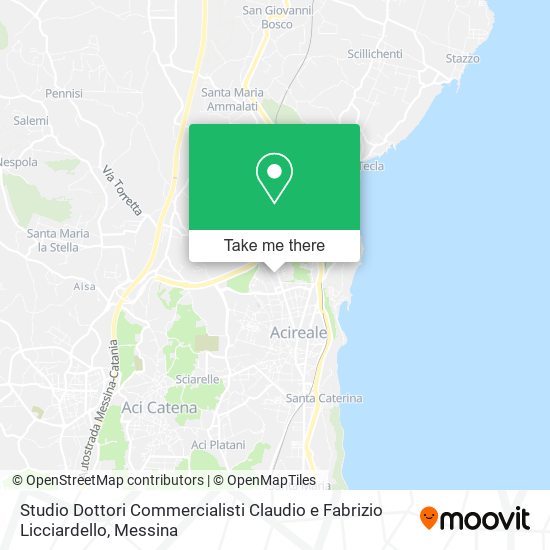 Studio Dottori Commercialisti Claudio e Fabrizio Licciardello map