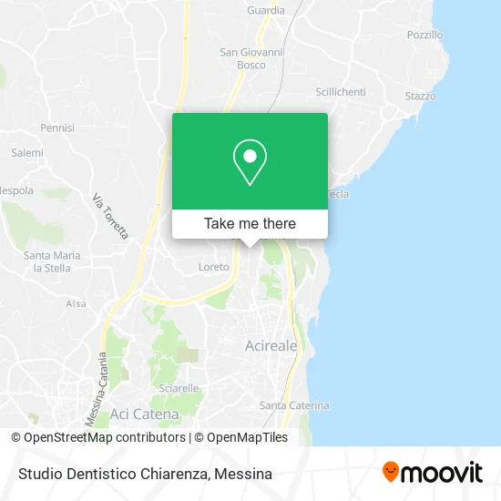Dental Studio Chiarenza map