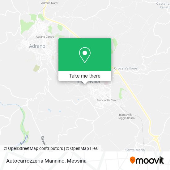 Autocarrozzeria Mannino map