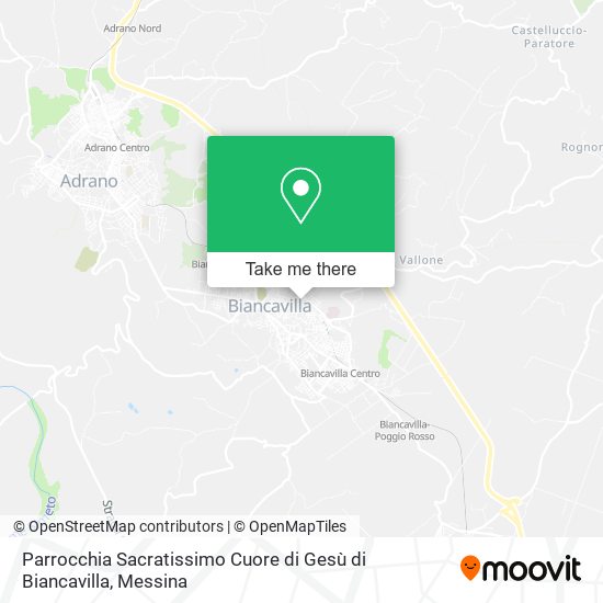 Parrocchia Sacratissimo Cuore di Gesù di Biancavilla map