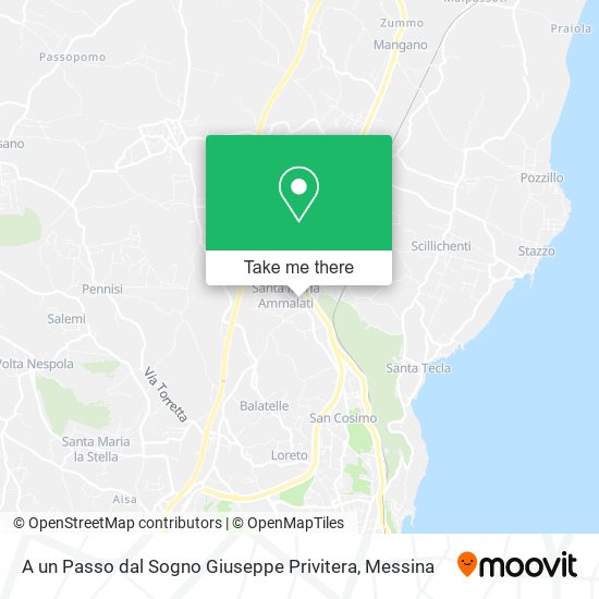 A un Passo dal Sogno Giuseppe Privitera map
