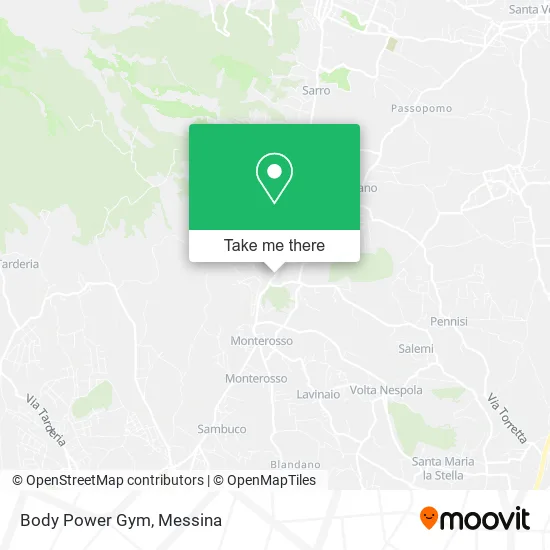 Body Power Gym map
