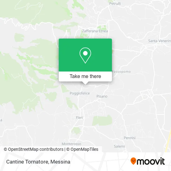 Cantine Tornatore map