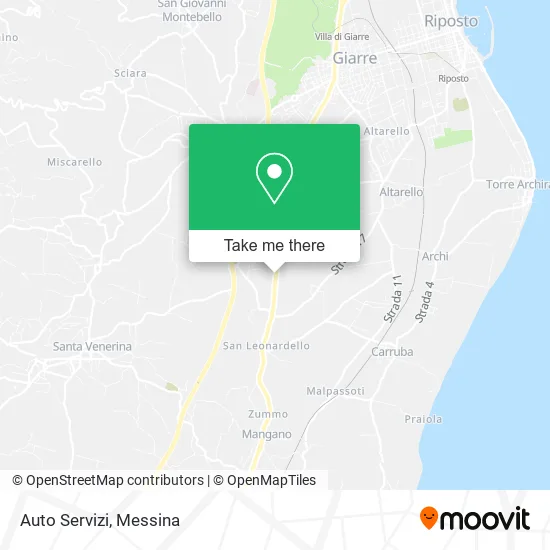 Auto Services map