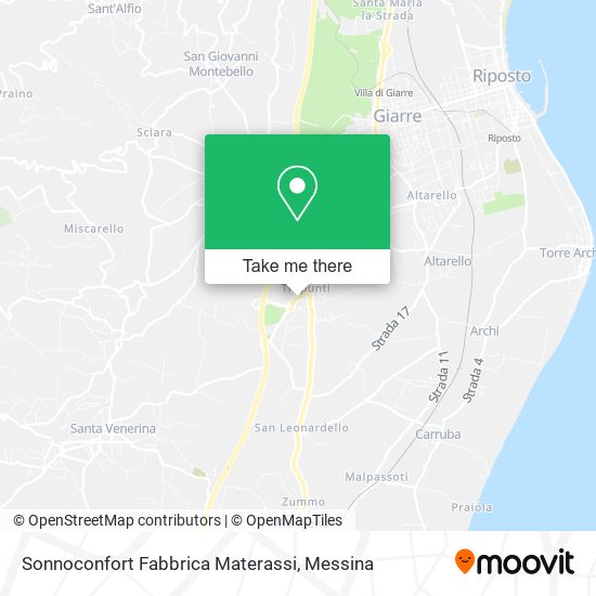 Sonnoconfort Fabbrica Materassi map