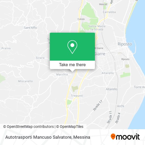 Autotrasporti Mancuso Salvatore map