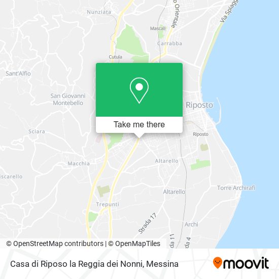 Casa di Riposo la Reggia dei Nonni map