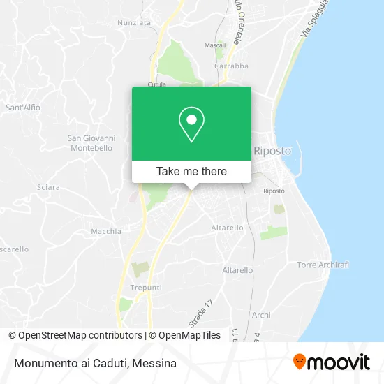 Monument to the Fallen map