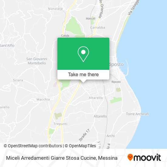 Miceli Arredamenti Giarre Stosa Cucine map