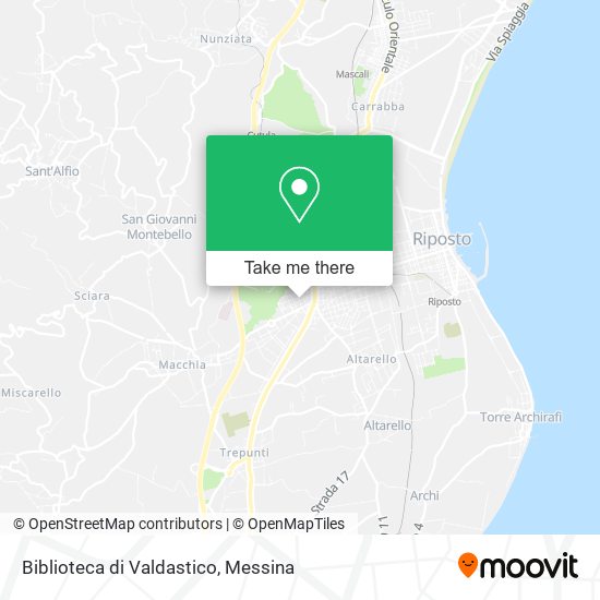Biblioteca di Valdastico map