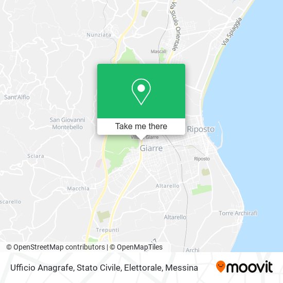 Ufficio Anagrafe, Stato Civile, Elettorale map