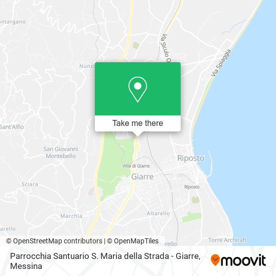 Parrocchia Santuario S. Maria della Strada - Giarre map