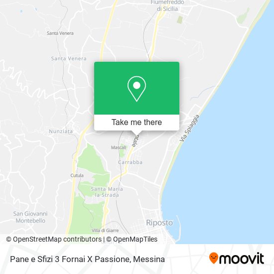 Pane e Sfizi 3 Fornai X Passione map