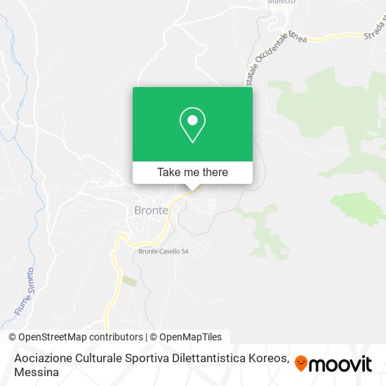 Aociazione Culturale Sportiva Dilettantistica Koreos map
