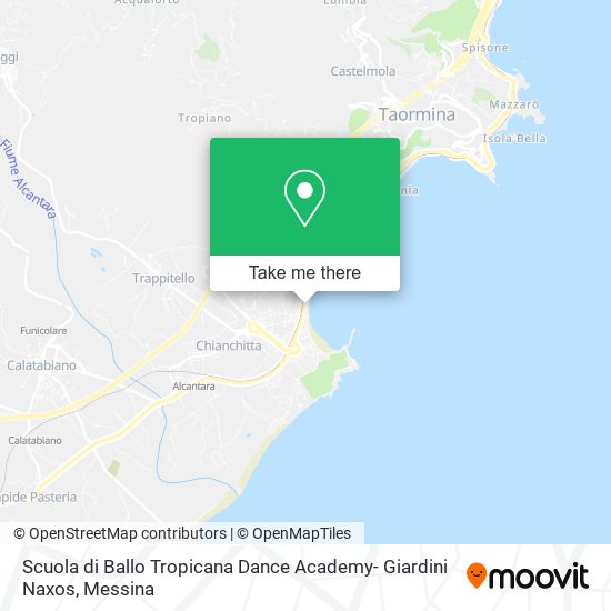 Scuola di Ballo Tropicana Dance Academy- Giardini Naxos map
