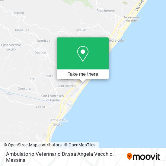 Ambulatorio Veterinario Dr.ssa Angela Vecchio map