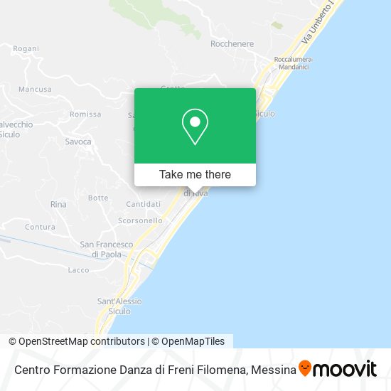 Centro Formazione Danza di Freni Filomena map