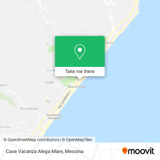 Case Vacanza Alega Mare map