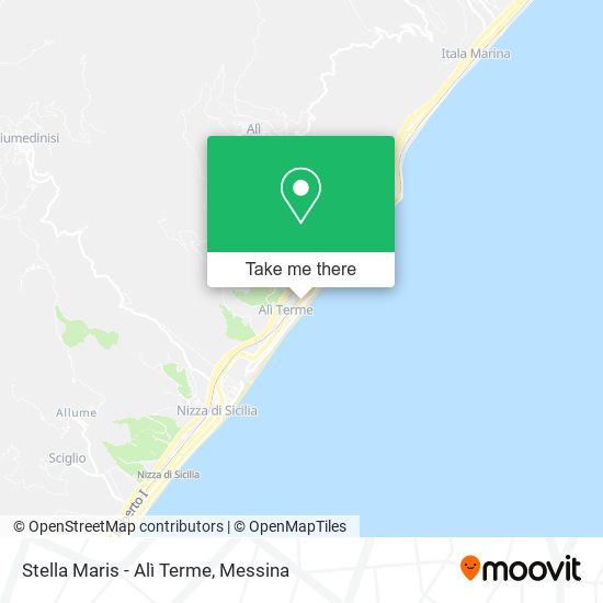 Stella Maris - Alì Terme map