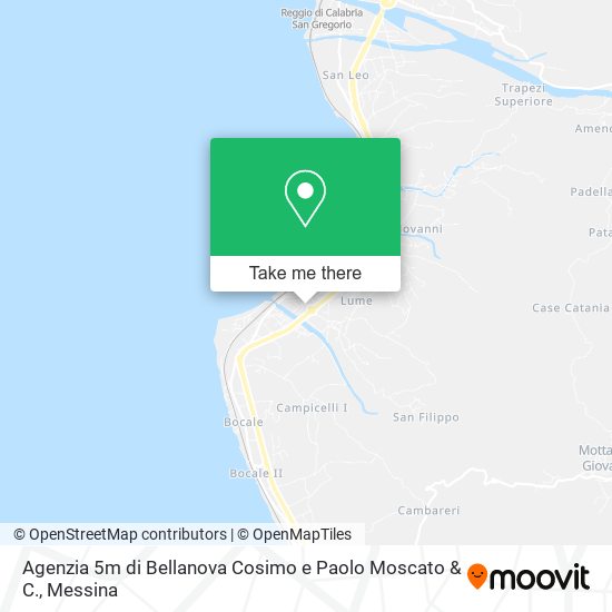 Agenzia 5m di Bellanova Cosimo e Paolo Moscato & C. map