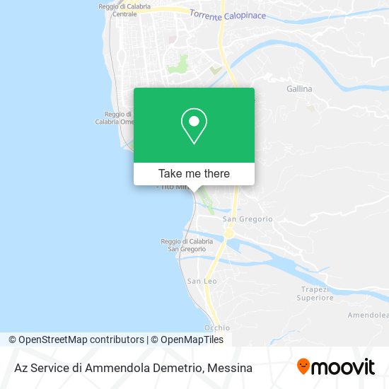 Az Service di Ammendola Demetrio map
