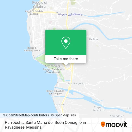 Saint Mary of Good Counsel Parish in Ravagnese map