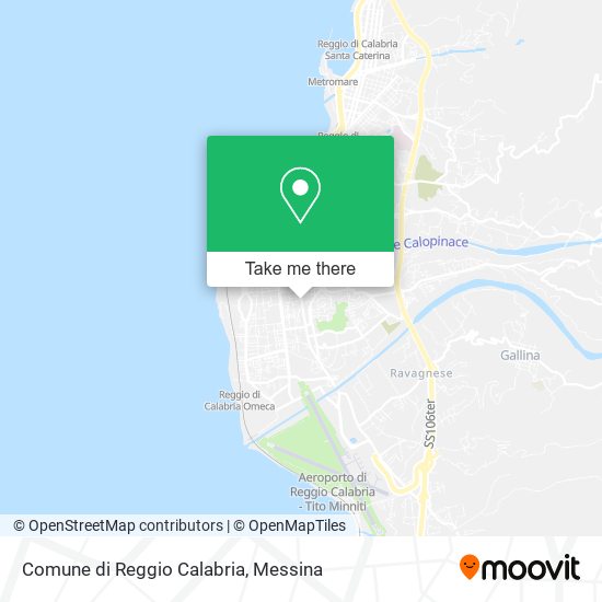 Comune di Reggio Calabria map